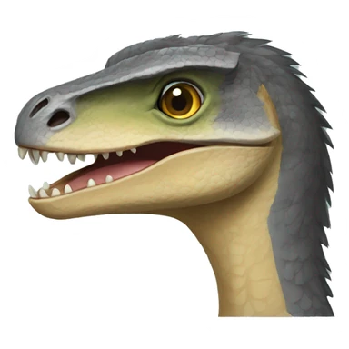 utahraptor twemoji style sticker