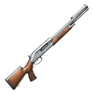 double pipe metal shotgun sticker