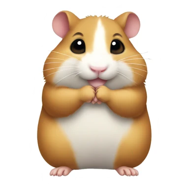 two hamsters handshake sticker