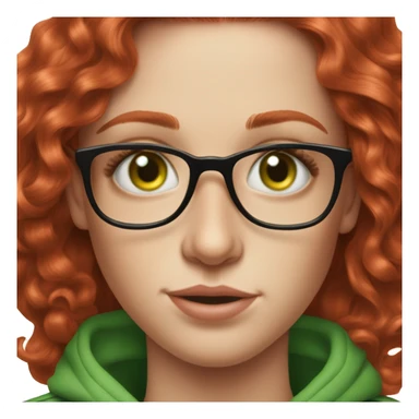 Hyperrealist Preppy green eyes red hair with bag of money. new england sticker