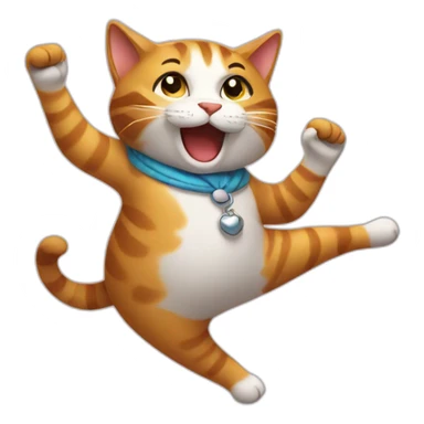 dancing-cat sticker