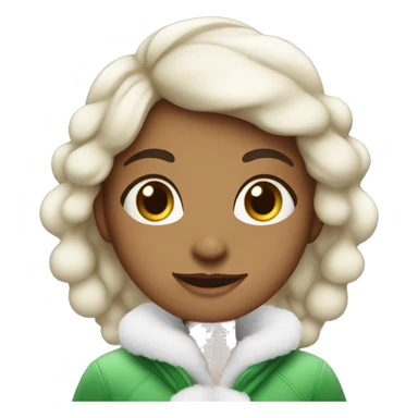 Clean girl on Christmas ￼ sticker