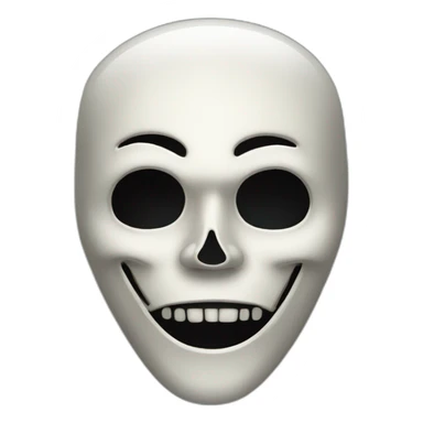 masque de scream sticker