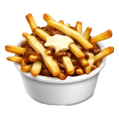 Poutine qui mange une poutine sticker