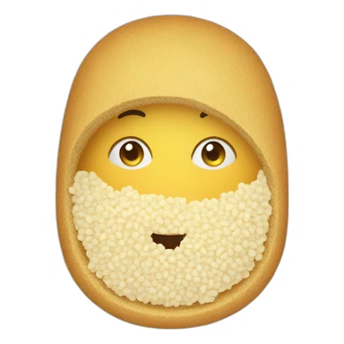 emoji qui mange couscous sticker