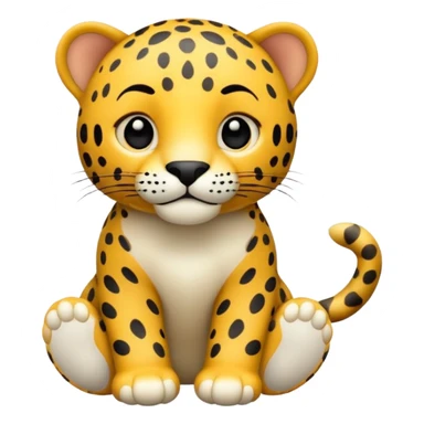 Jaguar fofinho sticker