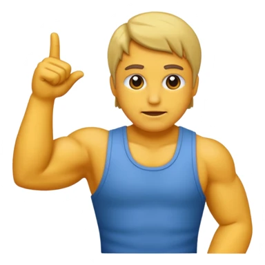 Costas musculosas sticker