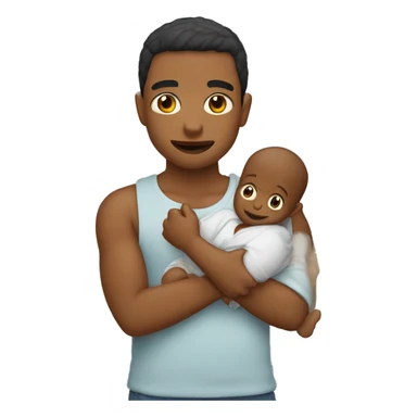 Bebê batendo palmas  sticker