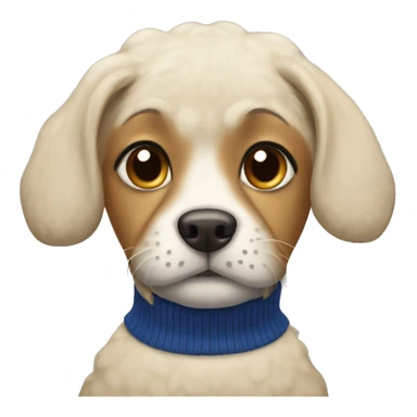 Dog turtleneck sticker