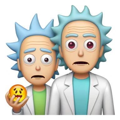 rick and morty sticker