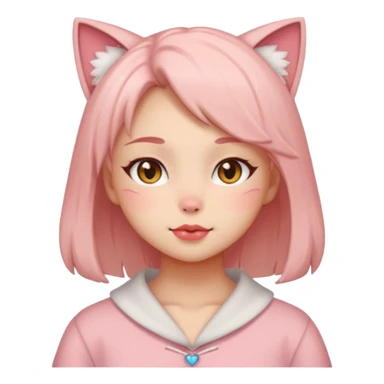neko-girl in love sticker