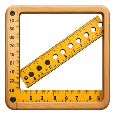 Measure ruler sticker