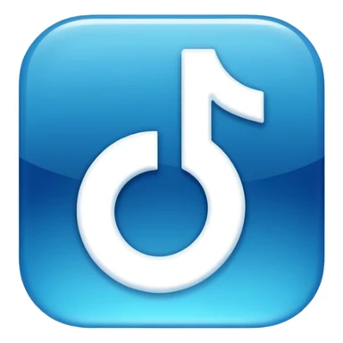 Tik tok mavi tik sticker