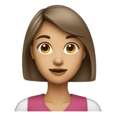 Marketing girl sticker