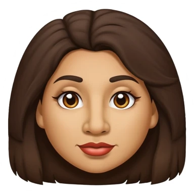 thick latina baddie with a hairy face and a large nose sticker