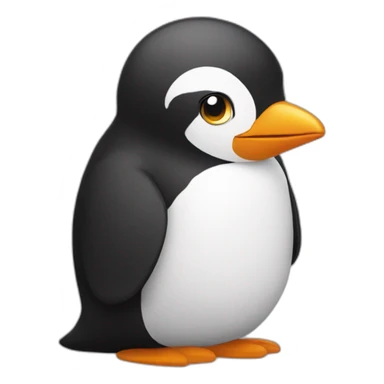 Pingouin love sticker