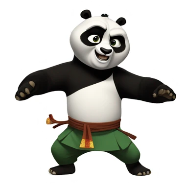 Kung fu panda sticker