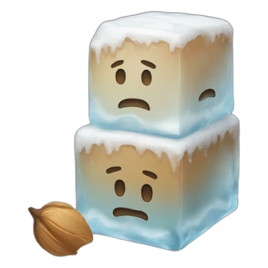 Bloc de glace sticker