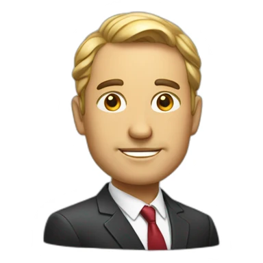 rich businessman sticker