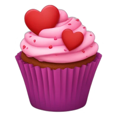Happy Valentine’s Day cupcake sticker