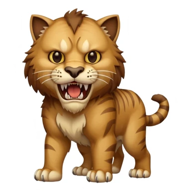 Saber Toothed Cat sticker