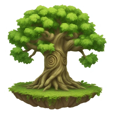 tree of life wow cartoon sticker