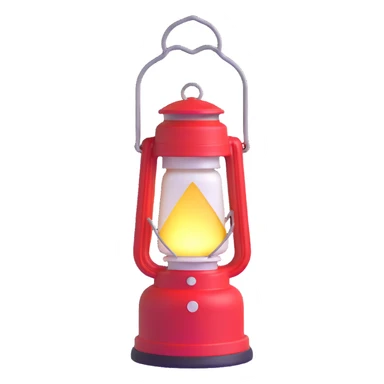 camping lantern sticker