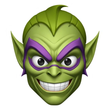 green goblin from spider man sticker