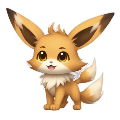 Catboy-Chibi-Sona-Eevee-Fakémon full body sticker