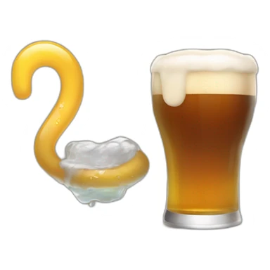 Le logo discord qui boit une bière sticker