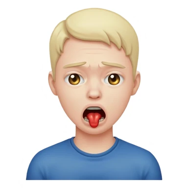 Choking myself emoji sticker