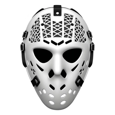 Masque de gardien de hockey sticker