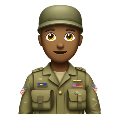 Army soldier with blue eyes and brown hair holding a sandwhich and a bible sticker