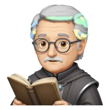 Knights with Glasses: Old knight reading scrolls with spectacles



















 sticker