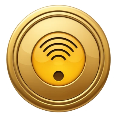 wifi money coin sticker