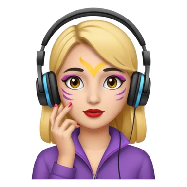 Style trend cosmetics music  sticker