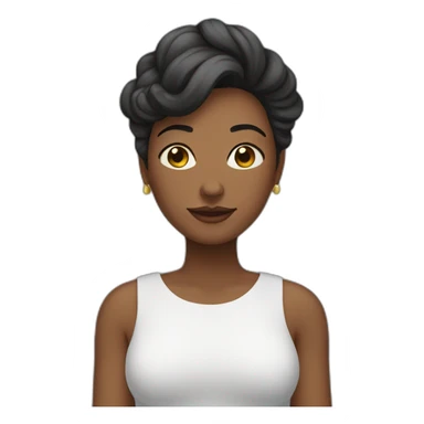 Mulher loira com uma cuia sticker