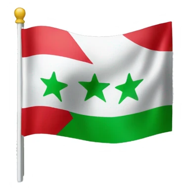 Flag of the Syrian Revolution 2024 sticker