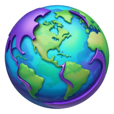 colorful planet with ring sticker
