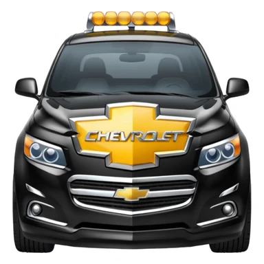 Chevrolet logo black instead of gold sticker