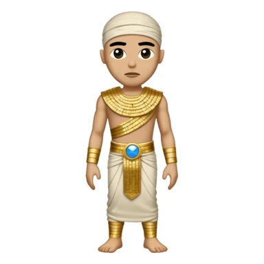 Imhotep The Mummy from Universal Monsters with beige sequin outfit sticker