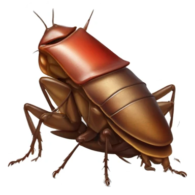 cockroach with a mexican hat and dortio in hand sticker
