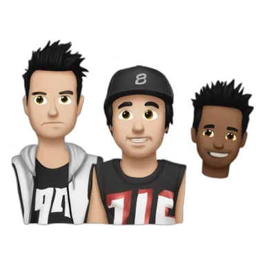 Mark Tom and Travis from blink 182 sticker