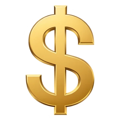 MACOS ICON STYLE dollar sign SYMBOL simple icon sticker
