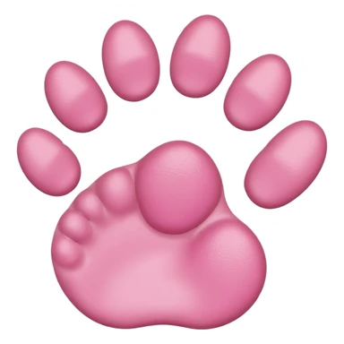 Cat paw with six toes sticker