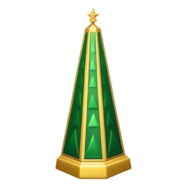 Christmas obelisk sticker