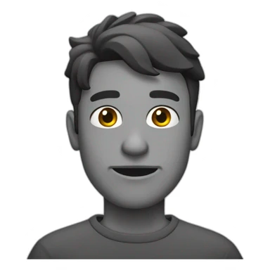 persona mono saludando sticker