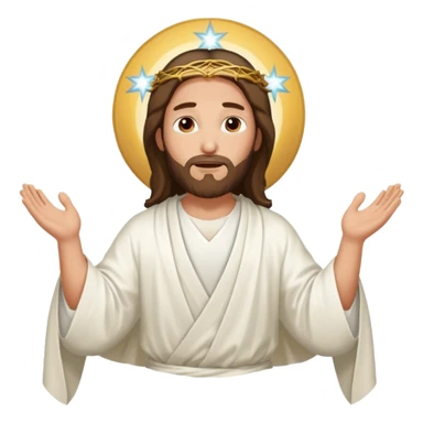 jesus fly to the heaven sticker