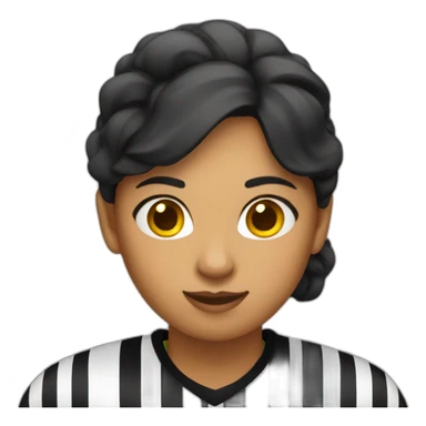 female basketball referee  sticker