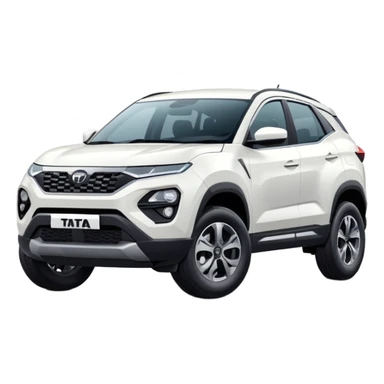 white tata harrier sticker